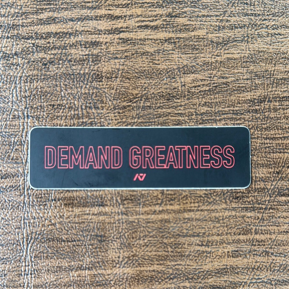 A7 Demand Greatness' Sticker